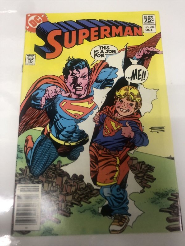 Superman (1983) # 388 (NM) Canadian Price Variant • CPV • Cary Bates • DC