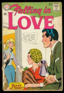 FALLING IN LOVE #60 1963-DC ROMANCE COMICS-TRIANGLE FR/G