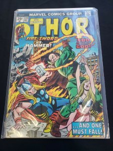 THOR ISSUE #223 (VG+) GOD BATTLES GOD!...AND AND ONE MUST FALL 1974 