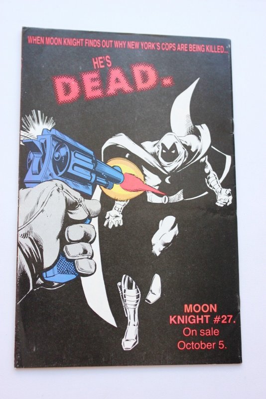 Moon Knight #26 (1982) Moon Knight VFNM