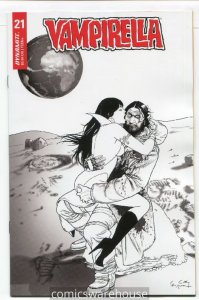 VAMPIRELLA (2019 DYNAMITE) #21 VARIANT 1:20 GUNDUZ B&W INCV NM G43562