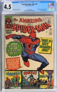The Amazing Spider-Man #38 (1966) CGC Graded 4.5
