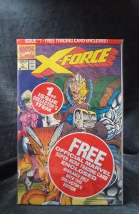 X-Force #1 Bagged Variant w/ X-Force trading card *sealed* (1991)