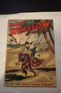 Don Winslow of the Navy #56 (1948) far east issue 2 inch spine split/foxxing