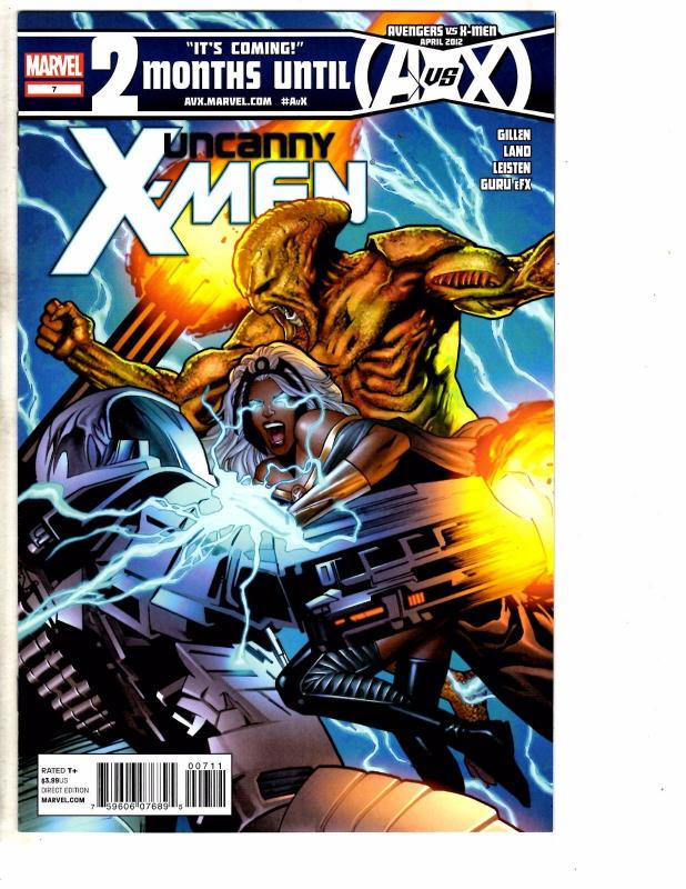 Lot Of 7 Uncanny X-Men Marvel Comic Books # 1 5 6 7 8 11 12 Wolverine Gambit RC2