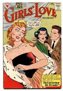 GIRLS LOVE STORIES #80 Romance comic book 1961-LOVE TRIANGLE STORY