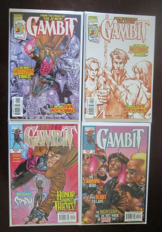 Gambit comic lot all 33 different books 8.0 VF