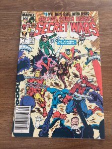 Marvel Super Heroes Secret Wars # 5 NM Comic Book X-Men Spider-Man Hulk 4 J437