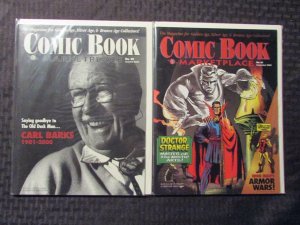 2000 COMIC BOOK MARKETPLACE Magazine #81 & #82 LOT of 2 VF+ 8.5