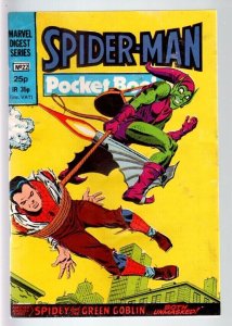 SPIDER-MAN POCKET BOOK-MARVEL DIGEST SERIES #22-S DITKO-GREEN GOBLIN ID REV VG++