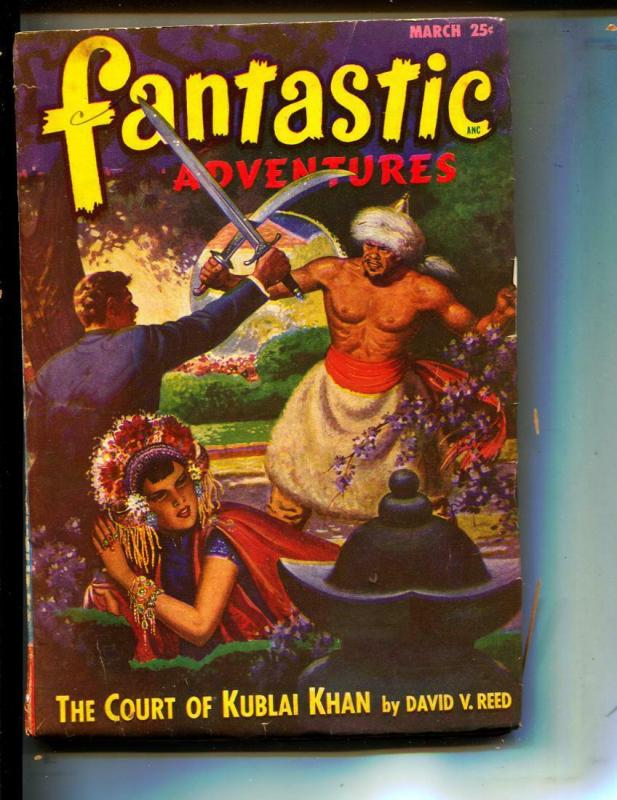 Fantastic Adventures-Pulp--3/1948-Bernie Kamins-David V. Reed