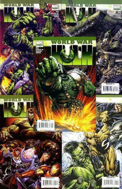 WORLD WAR HULK (2007) 1-5  the COMPLETE series!