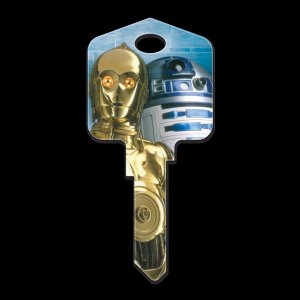 Star Wars Key Blanks (Kwikset-KW, C-3PO & R2-D2)