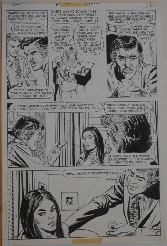 MIKE SEKOWSKY, DICK GIORDANO original art, FALLING in LOVE 131, Mom the ManTrap