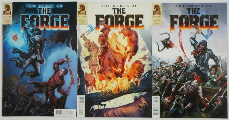 Order of the Forge #1-3 VF/NM complete series - george washington - ben franklin