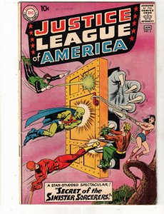 Justice League of America #2 1961 2nd Issue Wow! Merlin The Magician 1st Magnus!