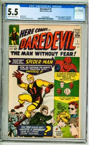 Daredevil #1 (1964) CGC 5.5! 1st Appearance of Daredevil!