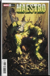 Maestro #3 Variant Cover (2020) Hulk