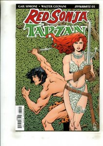 RED SONJA/TARZAN #3 (9.2) COVER A!! 2018