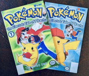 Pokemon: The Electric Tale of Pikachu #1 and #2(1998) VF+