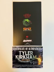 Batman #655 Kirkham Cover (2023) Signed by Kirkham with COA!