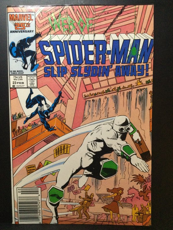 Web of Spider-Man #23 Newsstand Edition (1987)