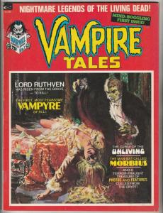 Vampire Tales #1 (Jan-73) VF/NM High-Grade Morbius the Living Vampire