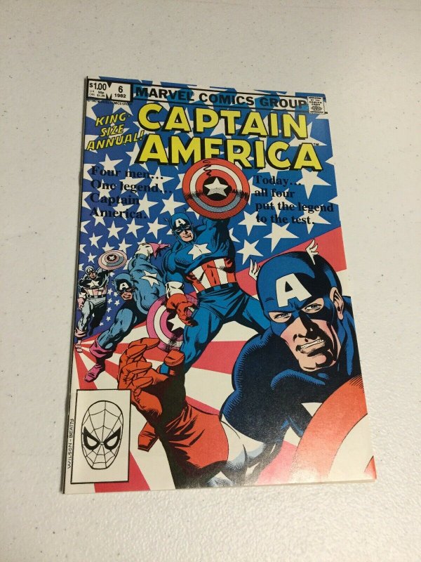 Captain America Annual 6 Nm Near Mint Marvel Comics