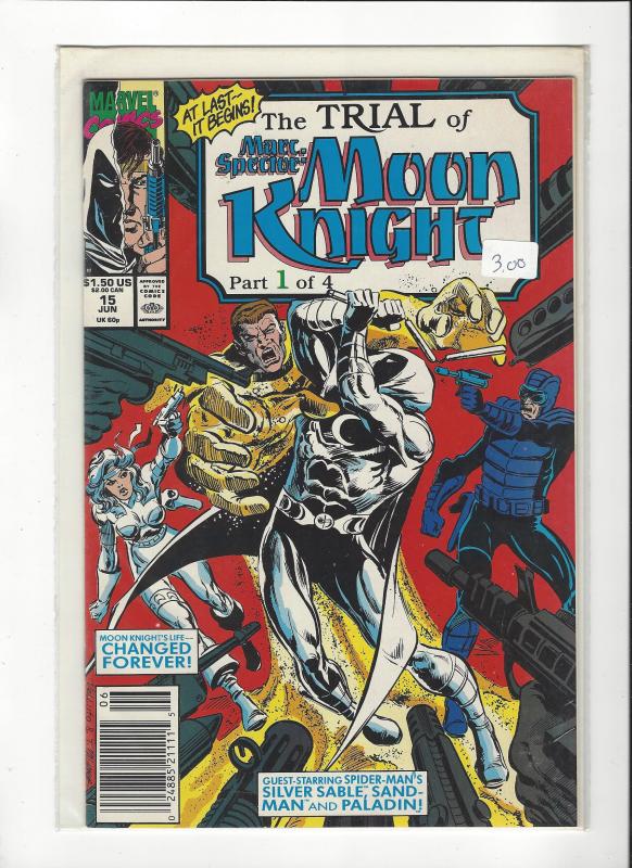Marc Spector: Moon Knight #15 Trial of Moon Knight NM