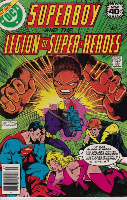 DC Comics! Superboy and the Legion of Super-Heroes! Issue #249!