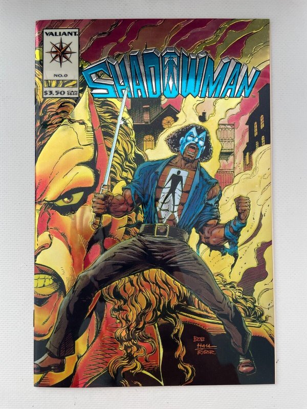 Shadowman # 0 NM FOIL / Chromium Valiant Comic Book 5 J250