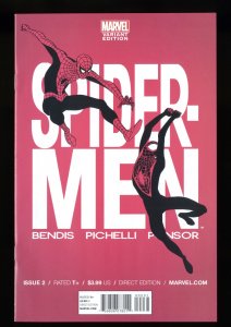 Spider-men #2 NM 9.4 1st Print 1:30 Martin Variant