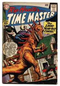 RIP HUNTER TIME MASTER #1-DC-1961-SCI FI ADVENTURE- MONSTER COVER VG-