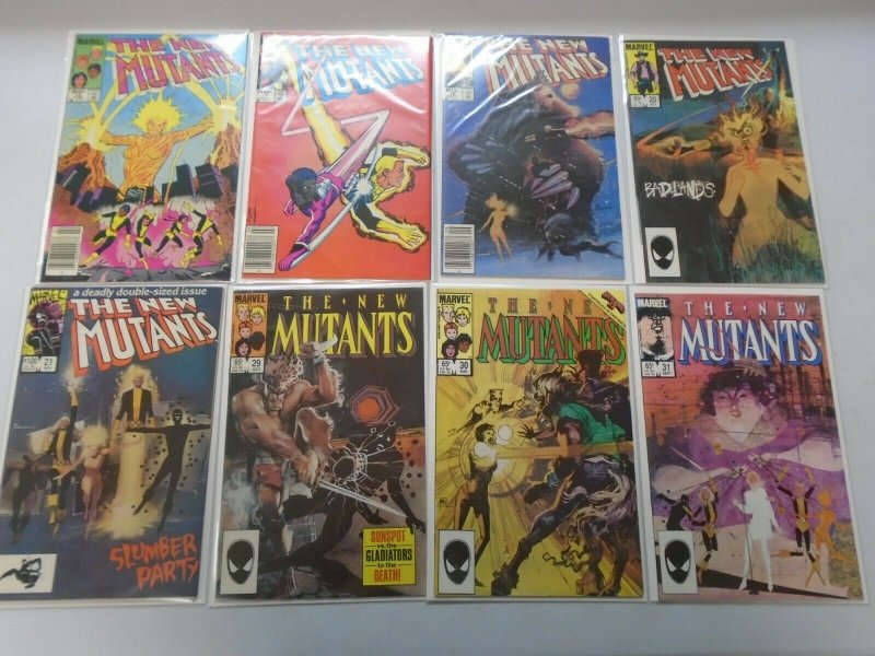 New Mutants comic lot 40 different from #3-85 avg 5.0 VG FN (1983-90 1st Series)