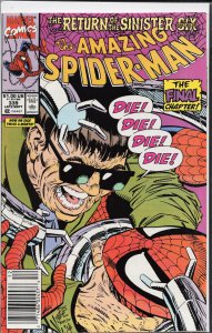 The Amazing Spider-Man #339 Newsstand Edition (1990) Spider-Man