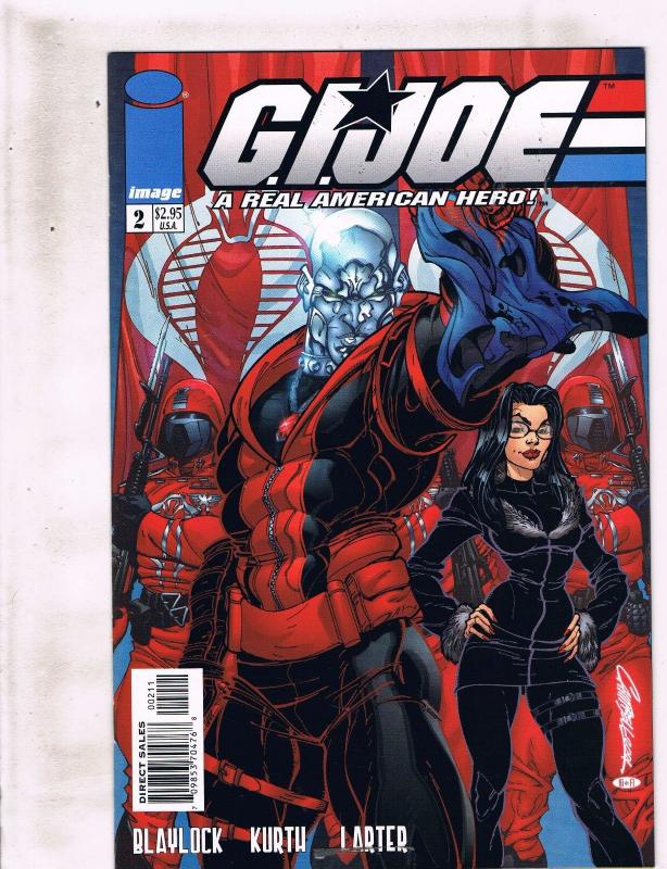 Lot Of 6 GI Joe Image Comic Books # 2 6 7 8 9 10 Destro Snake Eyes Storm J239