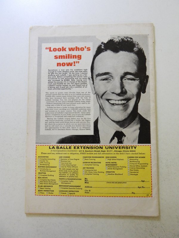 The Avengers #105 (1972) VG condition tape pull back cover