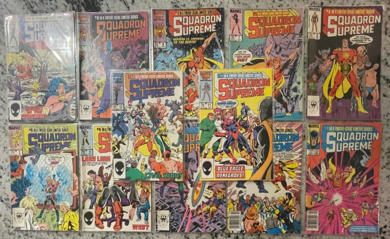 Squadron Supreme Complete Marvel Comics Series 1 2 3 4 5 6 7 8 9 10 11 12 J910 Comic Books 9058