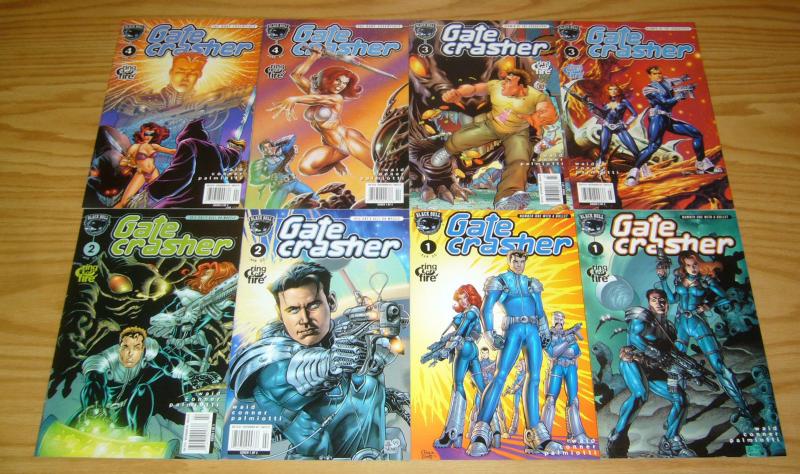 Gatecrasher: Ring of Fire #1-4 VF/NM complete series - set of all 8 variants 