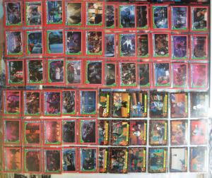 Teenage Mutant Ninja Turtles Movie Complete Set (Topps 1990) + Bonus Cards Ooze