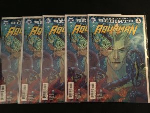 AQUAMAN(2016) #1 Five Copies, VFNM Condition