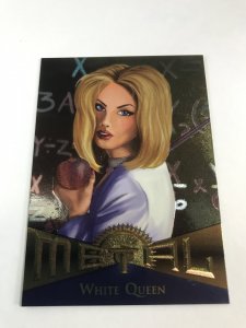 WHITE QUEEN #124 card : Marvel Metal 1995 Fleer Chromium; NM/M X-men, base