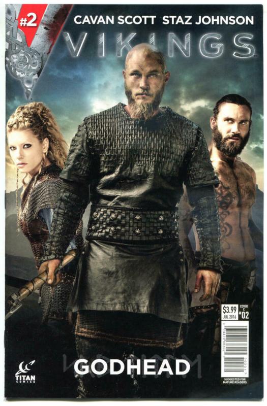 VIKINGS GODHEAD #1 2 3 4, NM, Titan, Ragnar, Rollo, Lagertha, 2016, 1-4 set C