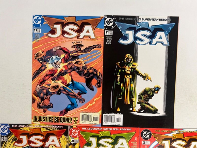 5 JLA DC Comic Books # 3 4 10 11 17 Batman Superman Wonder Woman Robin 34 JS44