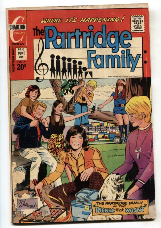 Partridge Family #10 - 1972 - Charlton - VG - comic book
