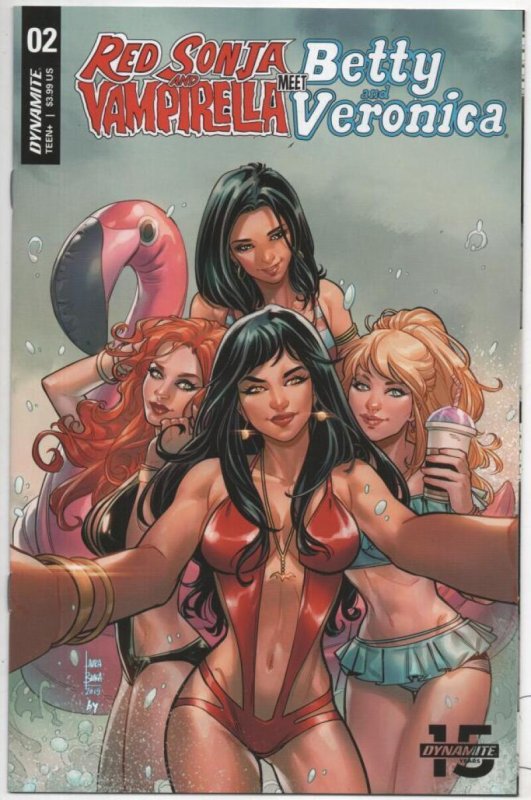 RED SONJA VAMPIRELLA meet BETTY VERONICA #2 C, NM, She-Devil, 2019 Braga  