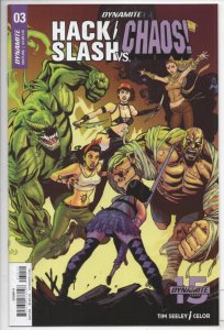 HACK SLASH vs CHAOS #3 A, NM-, Tim Seeley, 2018 2019, more HS in store