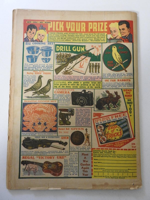 Cat-Man Comics #23 (1944) GD- Condition see description