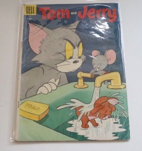 Tom and Jerry #132 Dell 1955 Golden Age Cartoon Comic 10 Cents 