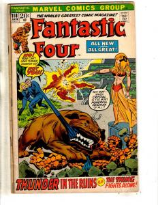 Fantastic Four # 118 VG Marvel Comic Book Dr. Doom Thing Human Torch RH4